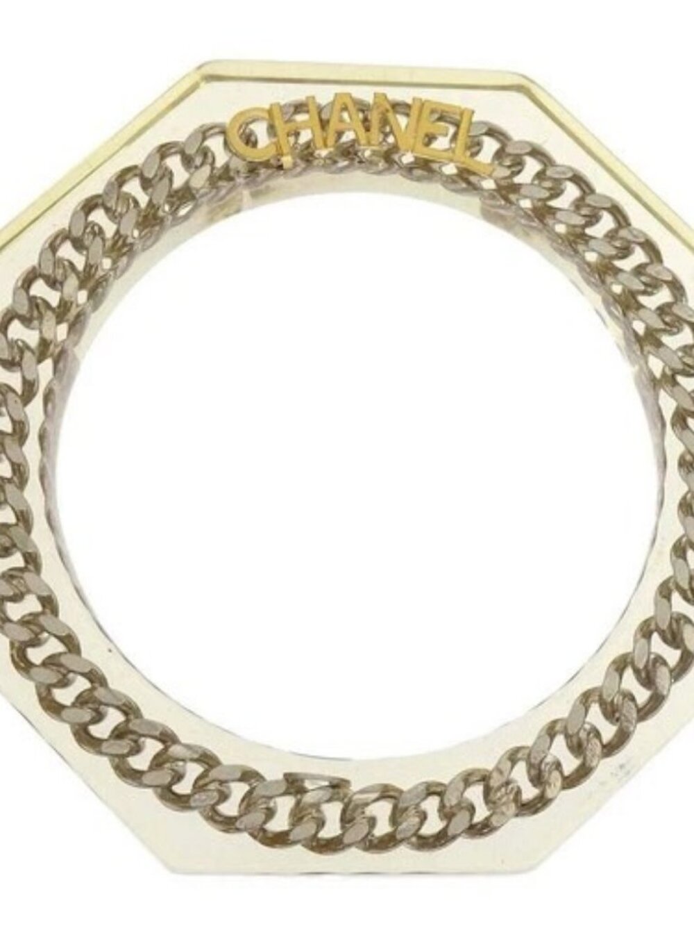 Chanel Bangle Clear Acrylic 97P 187655